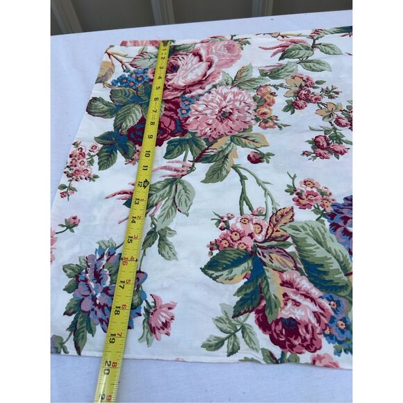 Wamsutta King ruffle flowers pillowcase vintage USA Easycare Supercale 40x19" - Picture 6 of 6